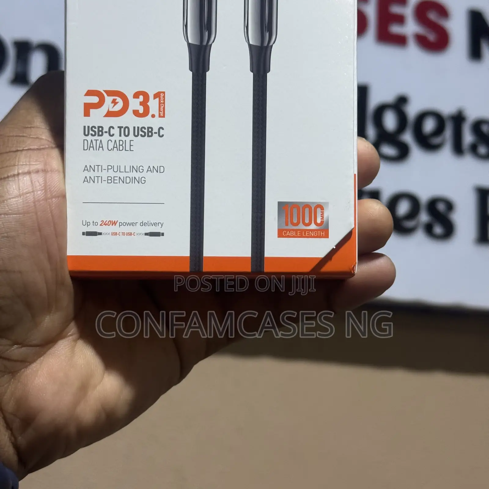 Ldnio Lc921c 240w Type C to C Fast Charging Phone and Laptop Cable