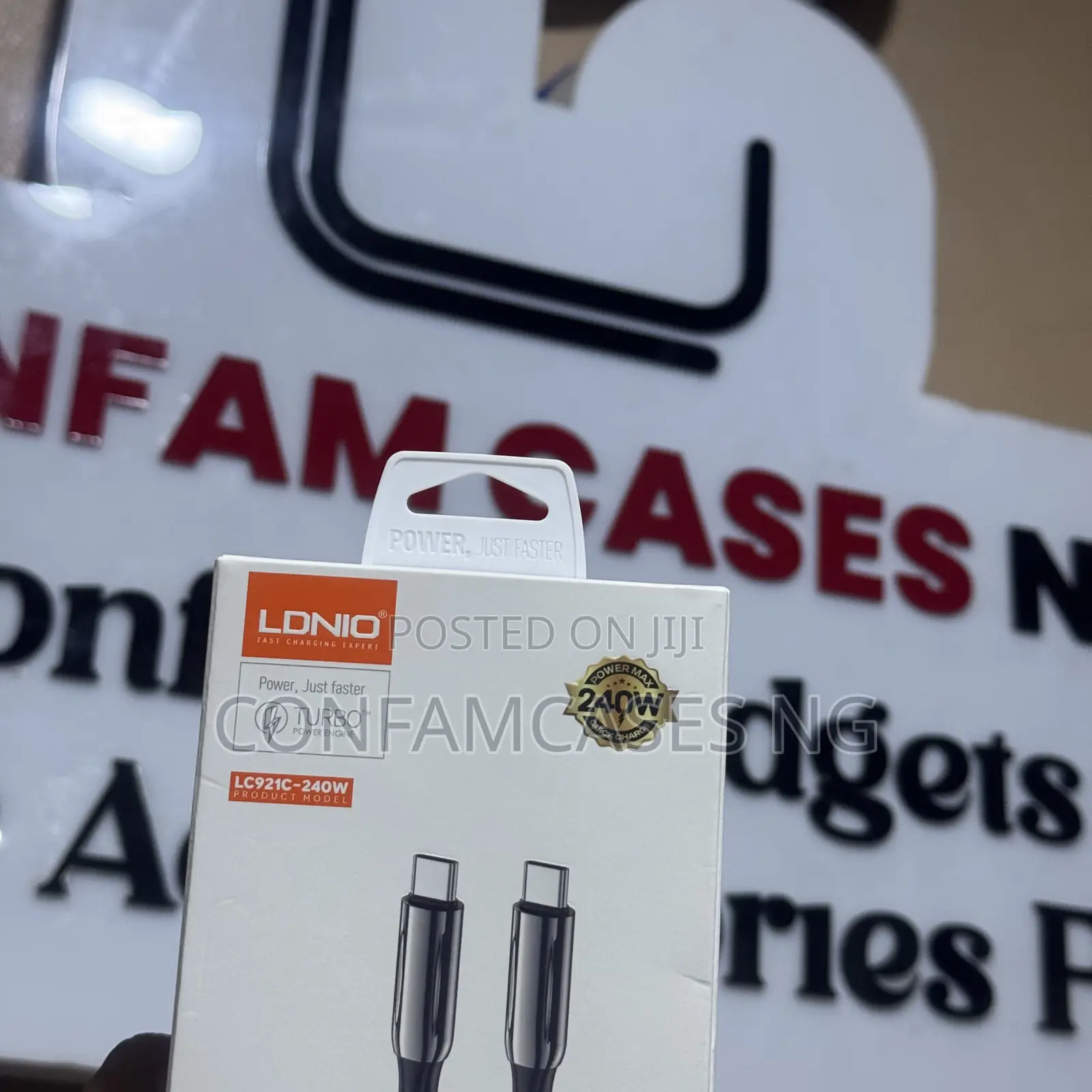 Ldnio Lc921c 240w Type C to C Fast Charging Phone and Laptop Cable