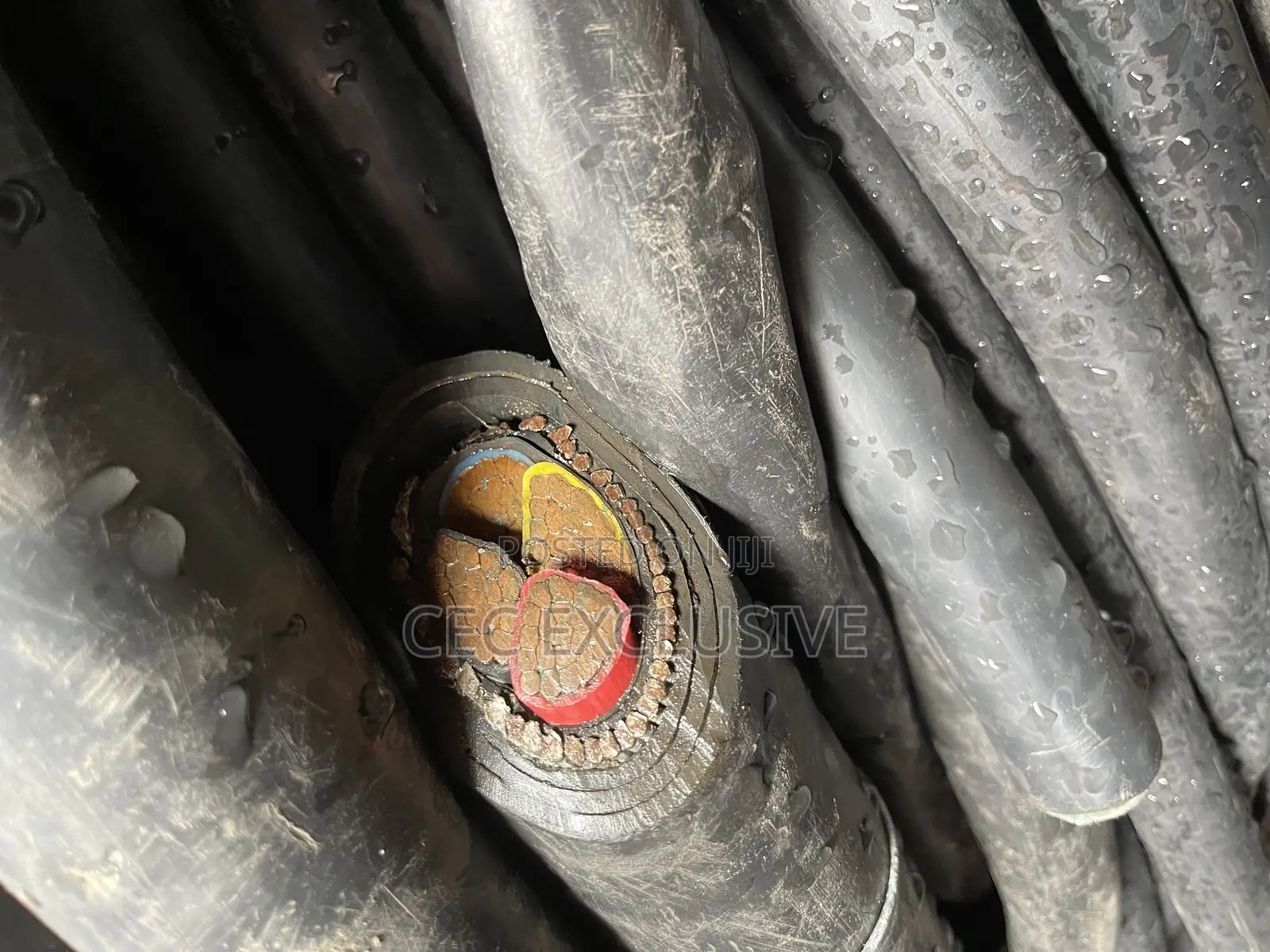 150mm by 4core Double PVC Amoured Cable