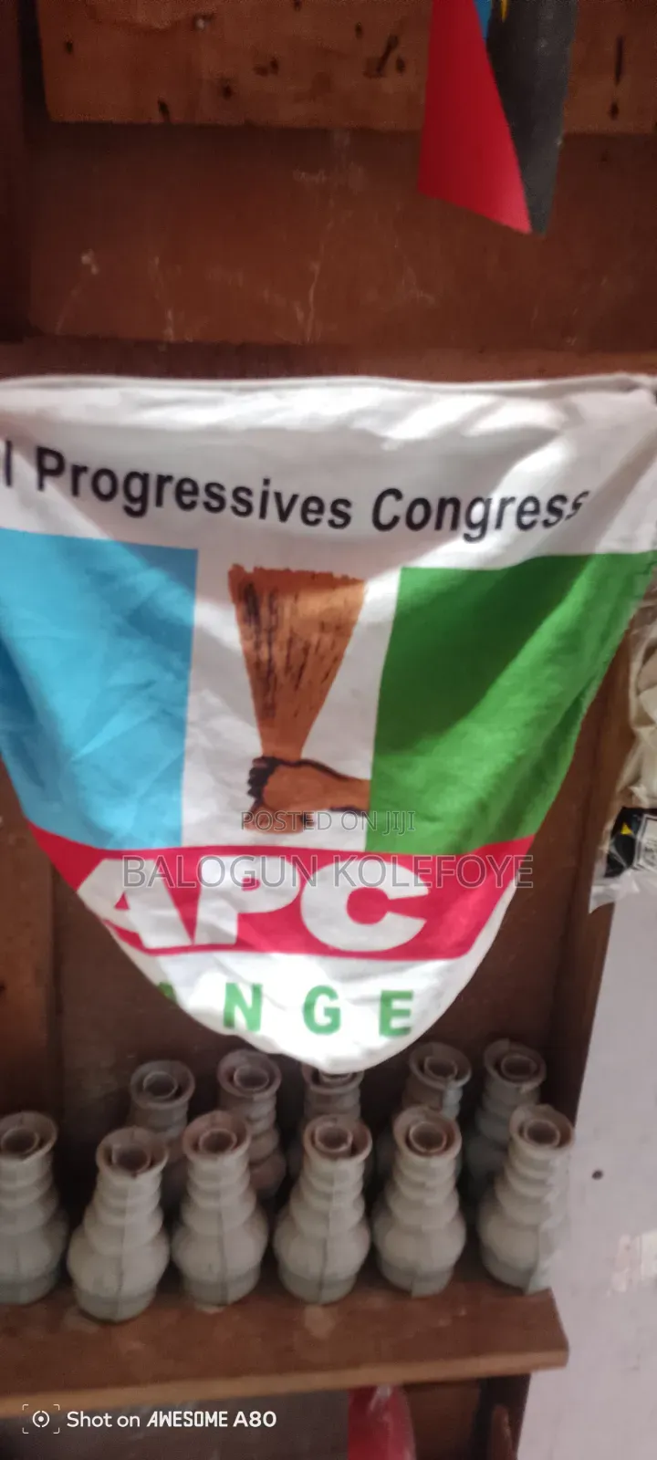 Different Apc Campaign Items , Flag, Muffler, Caps, Tags and Printing