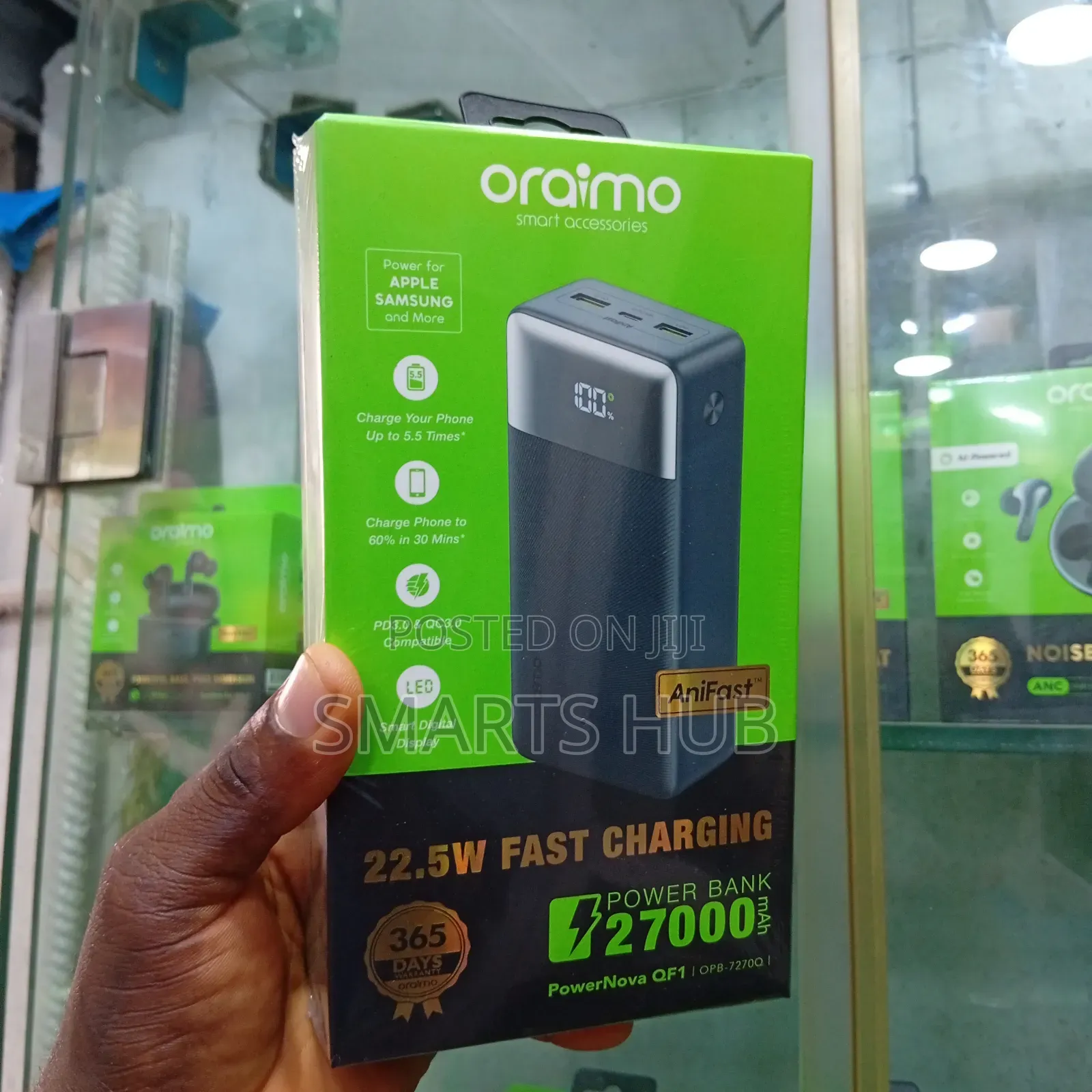 Oraimo Power Nova Qf1 (Opb-7270q) 27,000 Mah