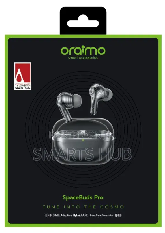 Oraimo Spacebuds Pro (Otw-930) 50db Hybrid Anc TWS Earbuds