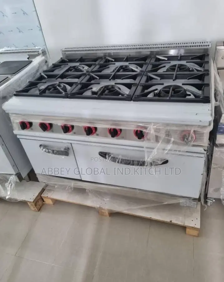 6 Burner Cooker With Oven