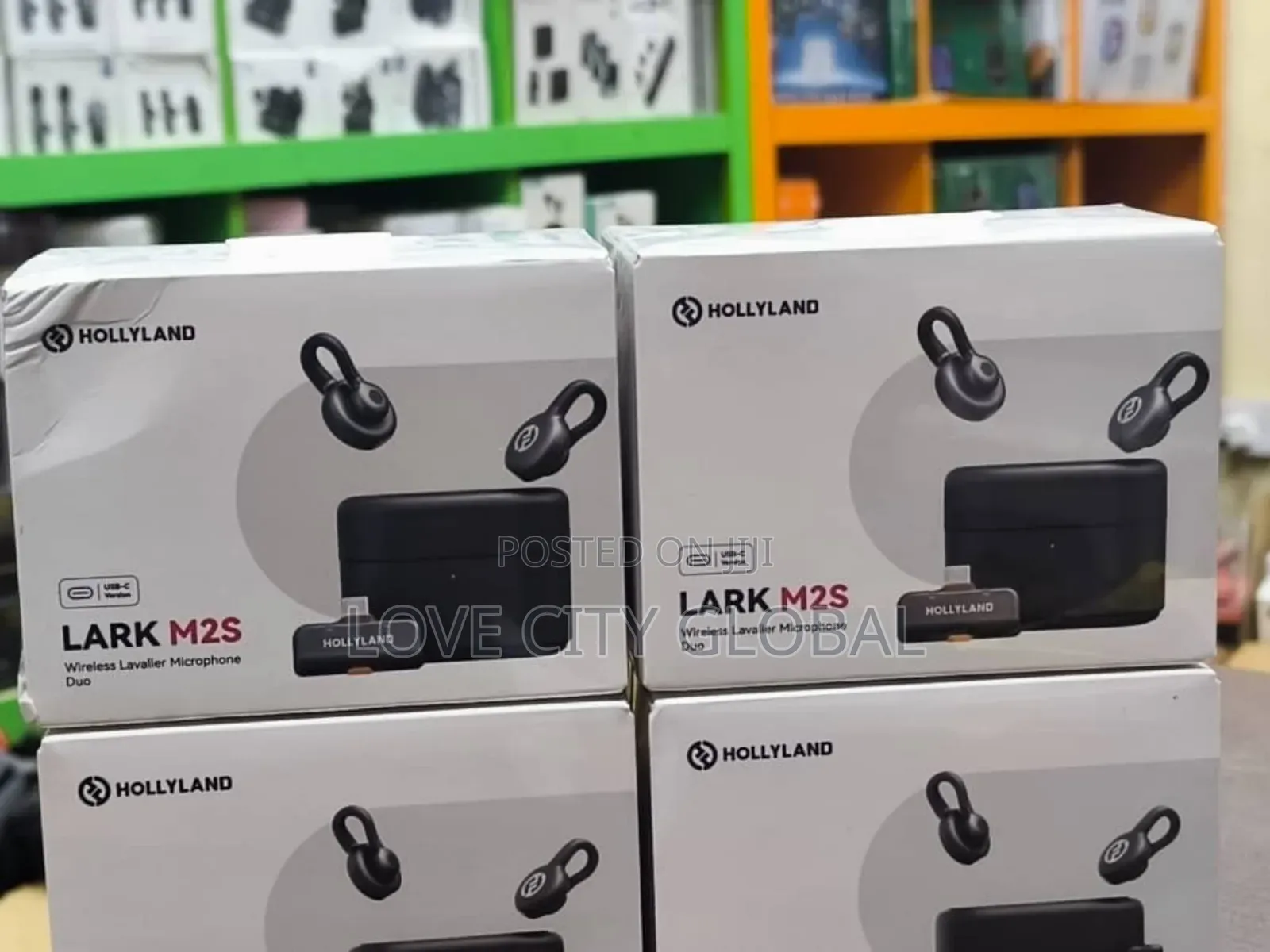 Hollyland Lark M2s Wireles Lavalier Microphone 35h iPhone Android Anc