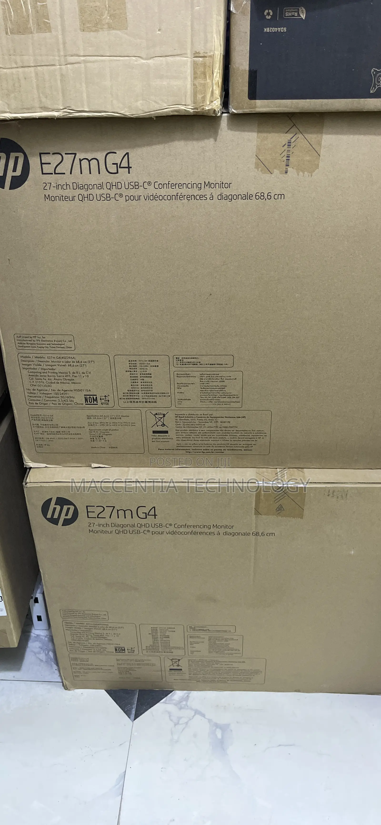 Hp E27m G4 QHD Usb-C Conferencing Monitor