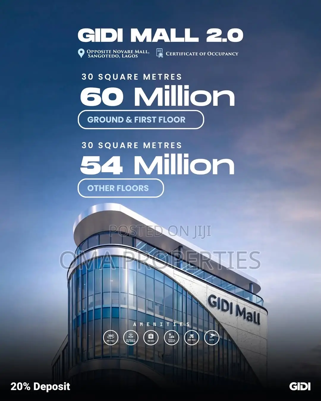 Own a Shop at Gidi Mall 2.0 Opposite Shoprite | 20% Initial Deposit