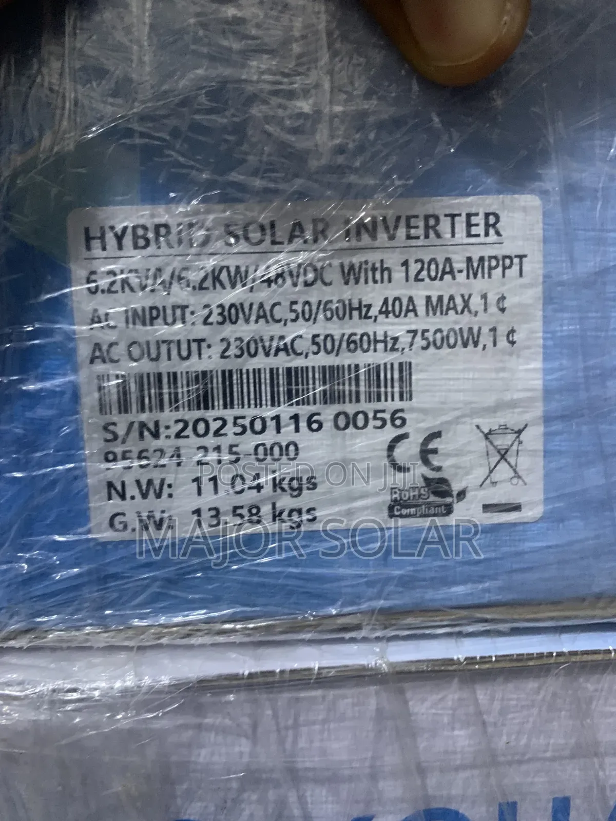 6.2kva 48v Yohako Hybrid Inverter