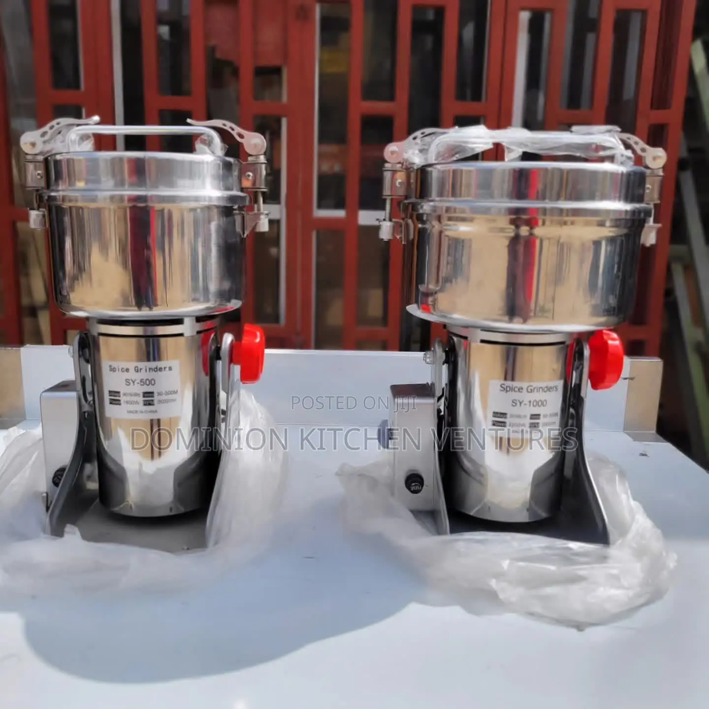 High-Speed, Stainless Steel Electric Powder Grinders