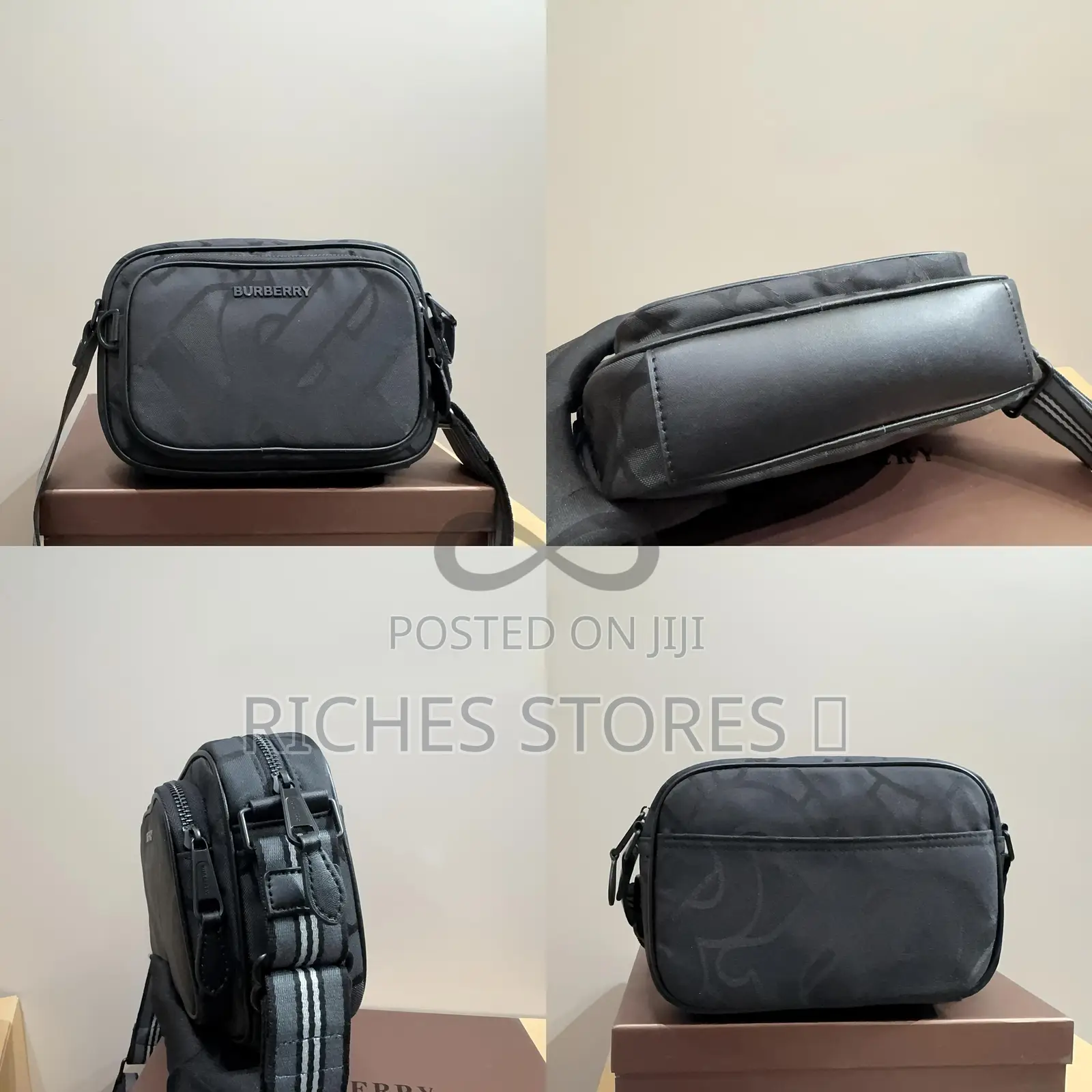 Burberry Jacquard Cross Body Bag