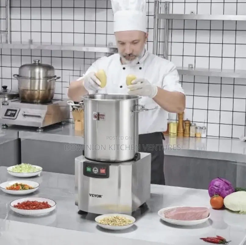 4-Liter Stainless Steel Commercial Food Processor,