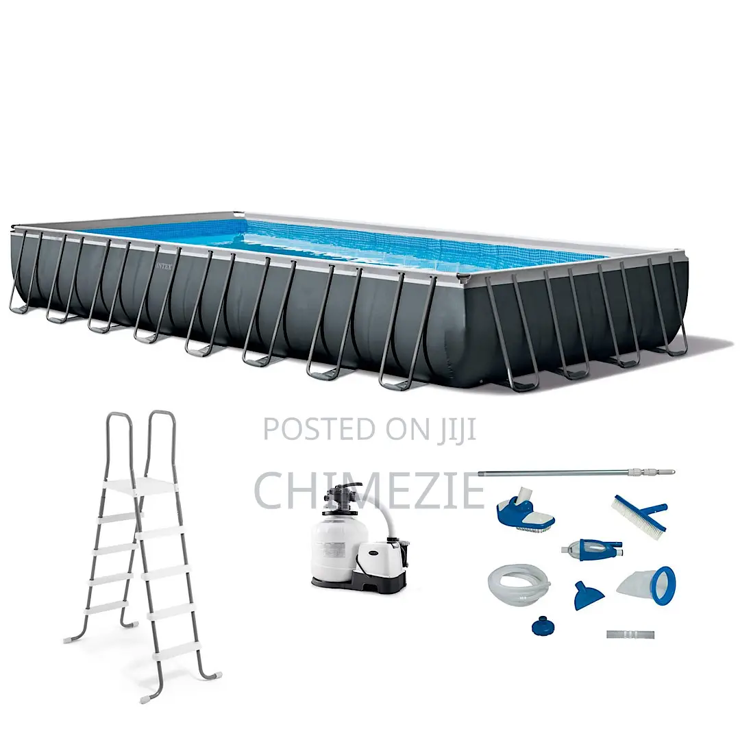 Intex Rectangular Frame Utra XTR Swimming Pool 32ft X 16ft X 52”