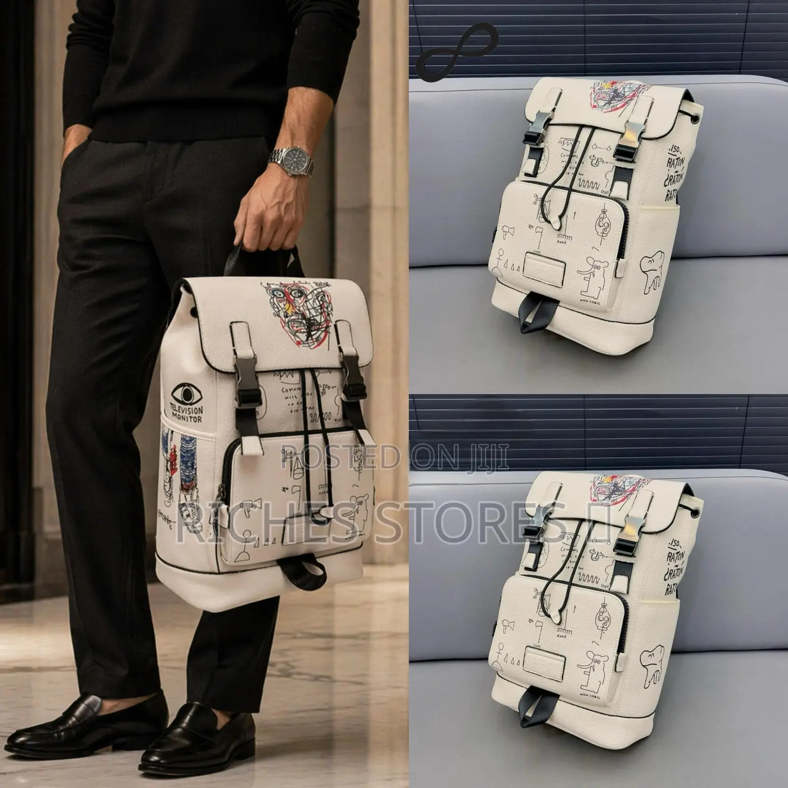 Premium Coach X Jean Michel Basquiat Back Pack