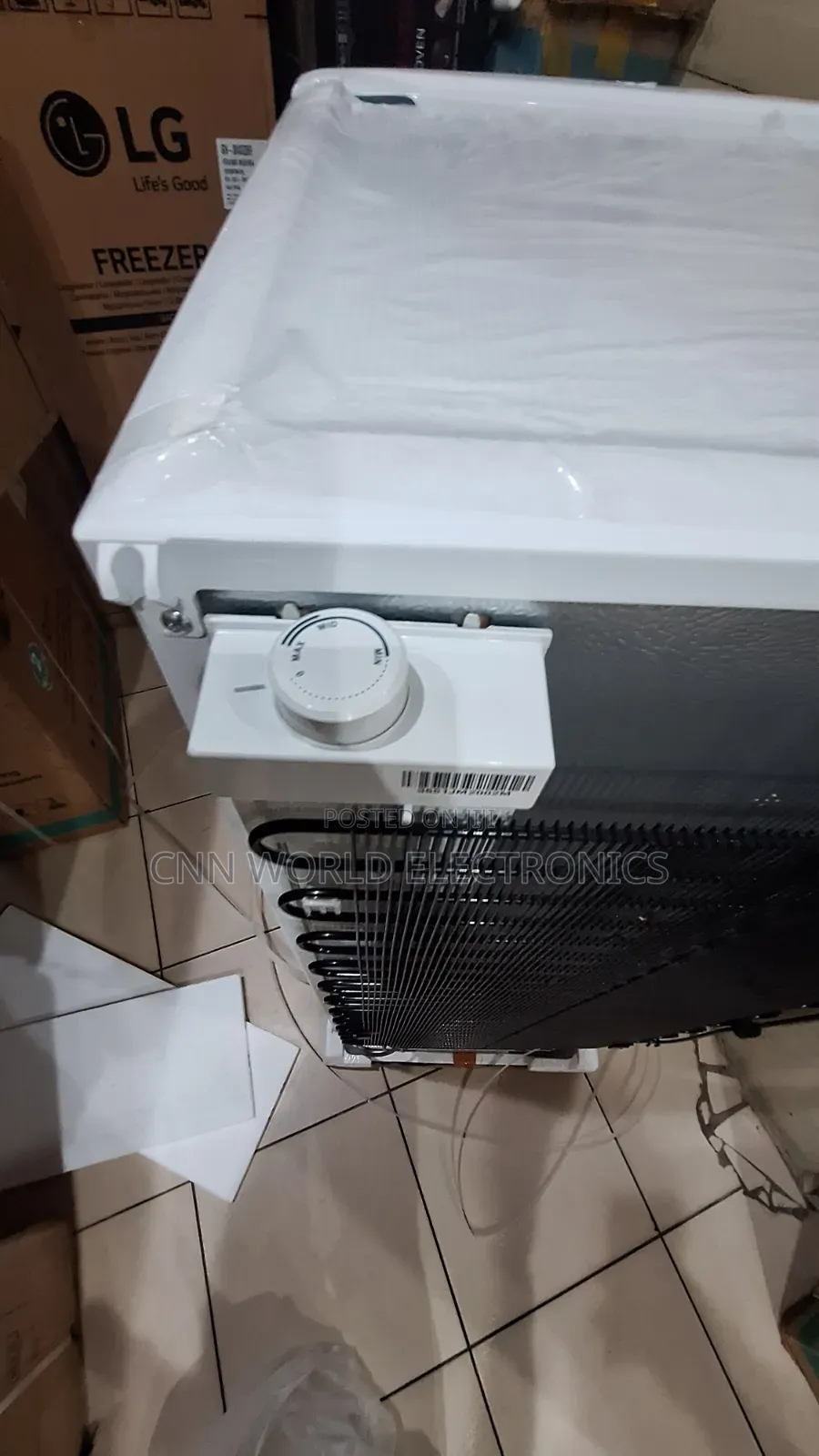 New Lg Upright Standing Freezer for Ice Block Business Warranty 2years