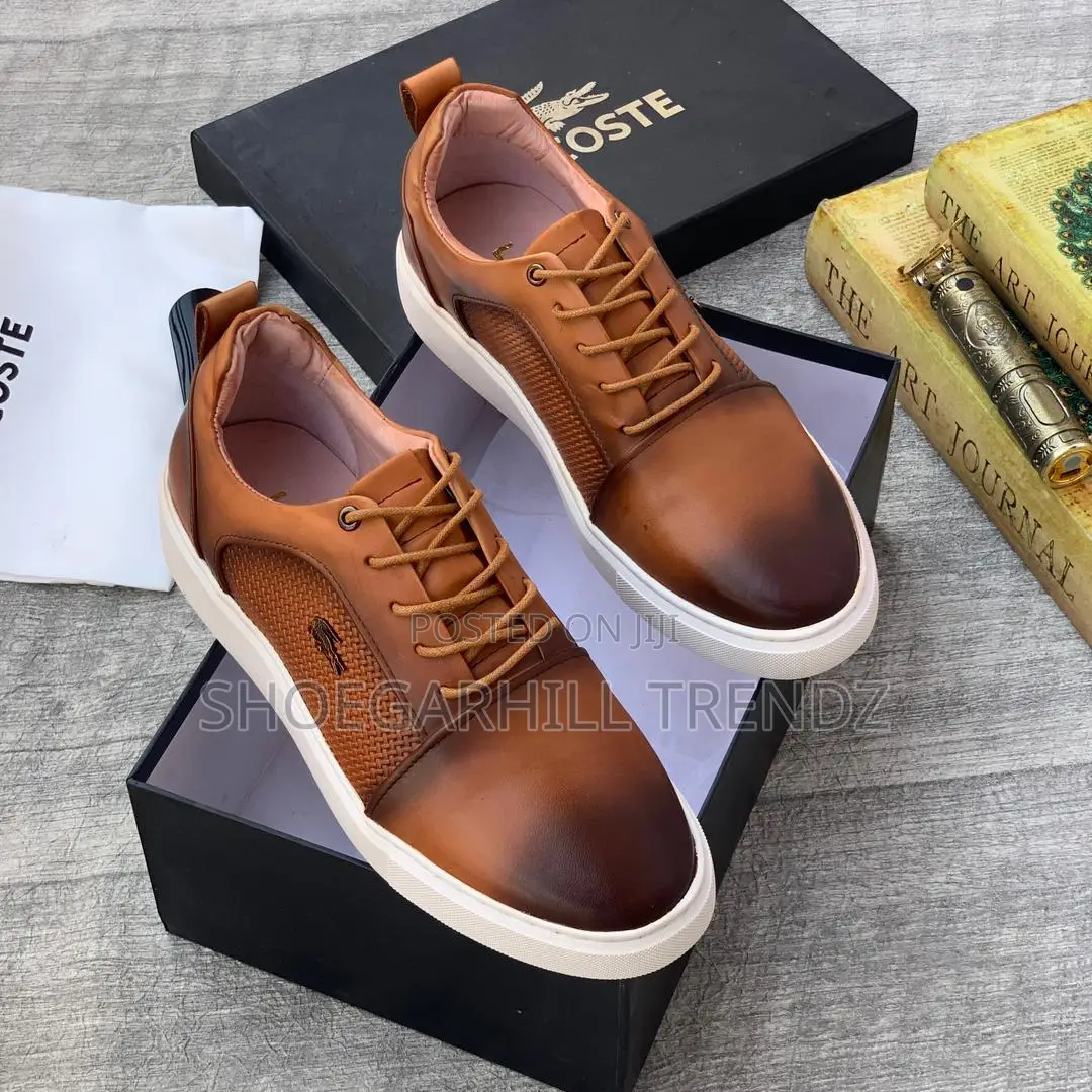 Lacoste Tennis Leather Lace Shoes