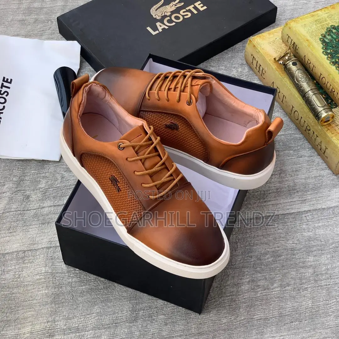 Lacoste Tennis Leather Lace Shoes