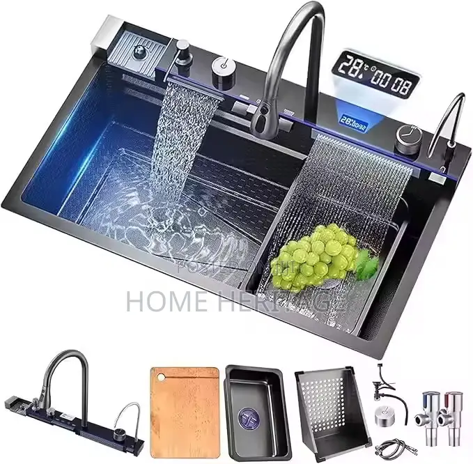 Luxury 4-Button Kitchen Sink Set – Premium Multifunctional Design
