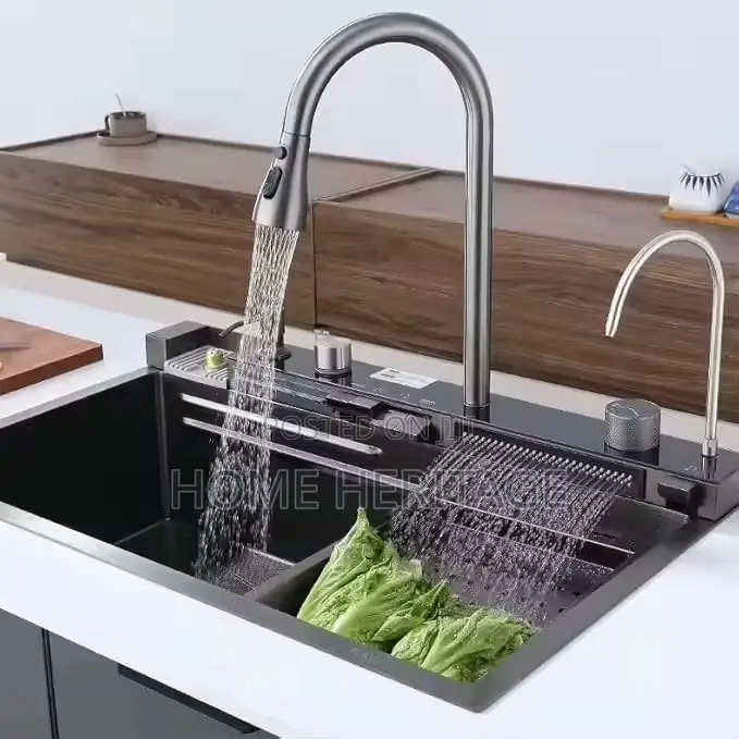 Luxury 4-Button Kitchen Sink Set – Premium Multifunctional Design