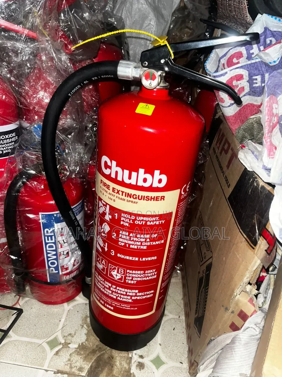 Chubb 6l Afff Foam Spray Fire Extinguisher 21a/144b