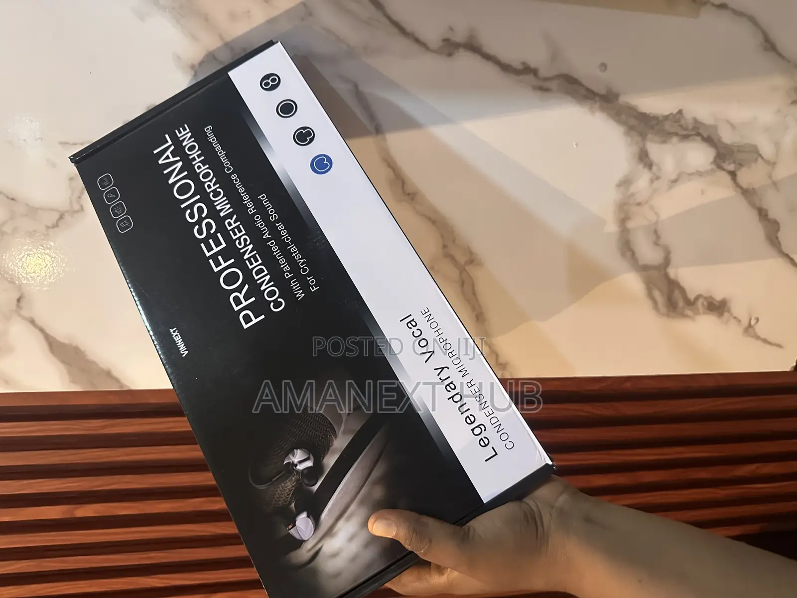 Professional Condenser Microphone With Sound Card