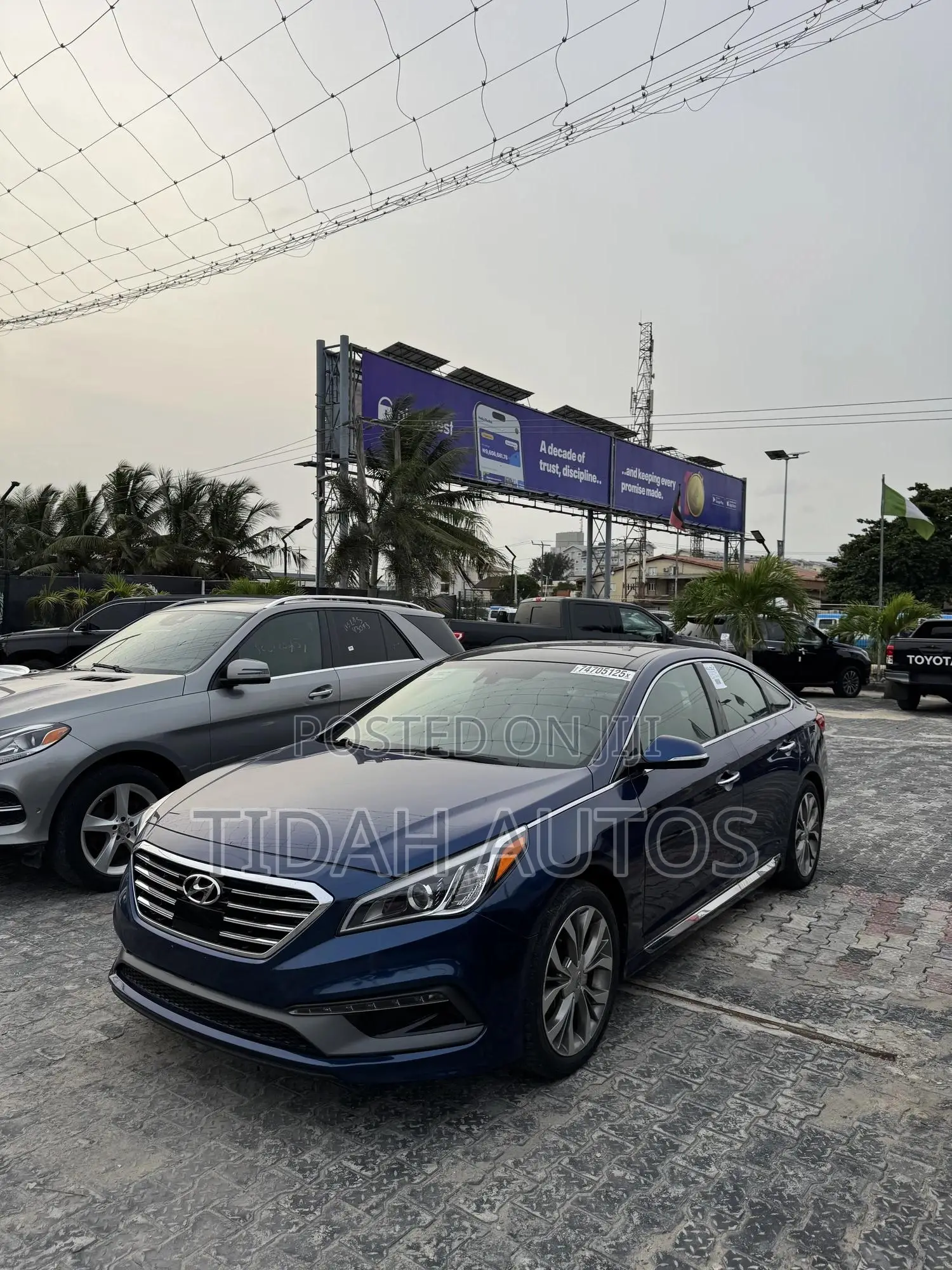Hyundai Sonata Sport 2.0T 4dr Sedan (2.0L 4cyl Turbo 6A) 2015 Blue