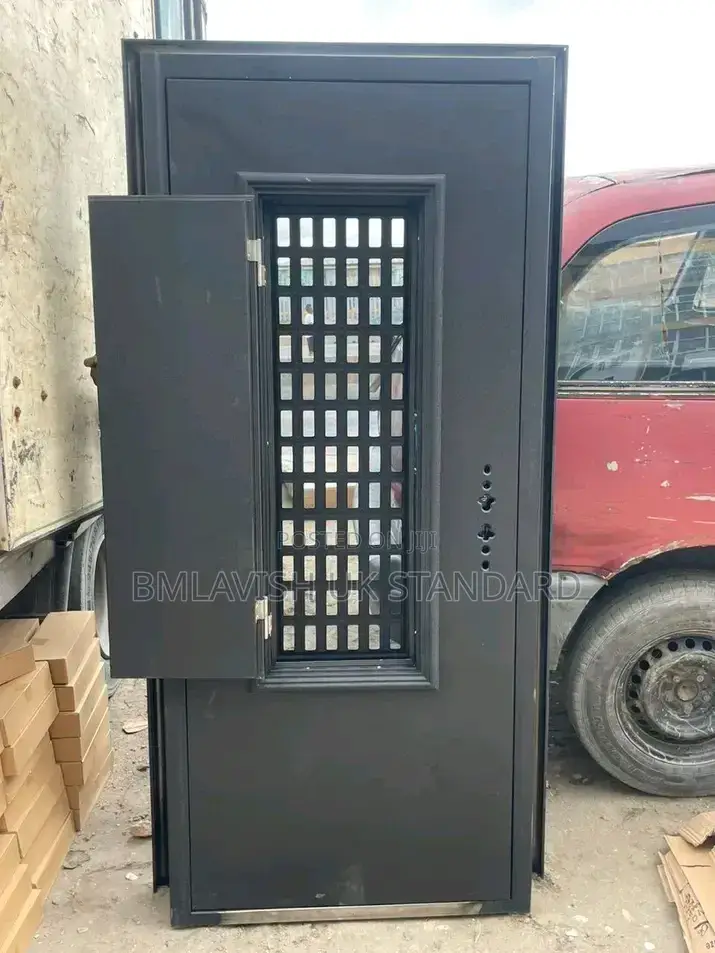 Original Steel Kitchen Door With Ventilation Net
