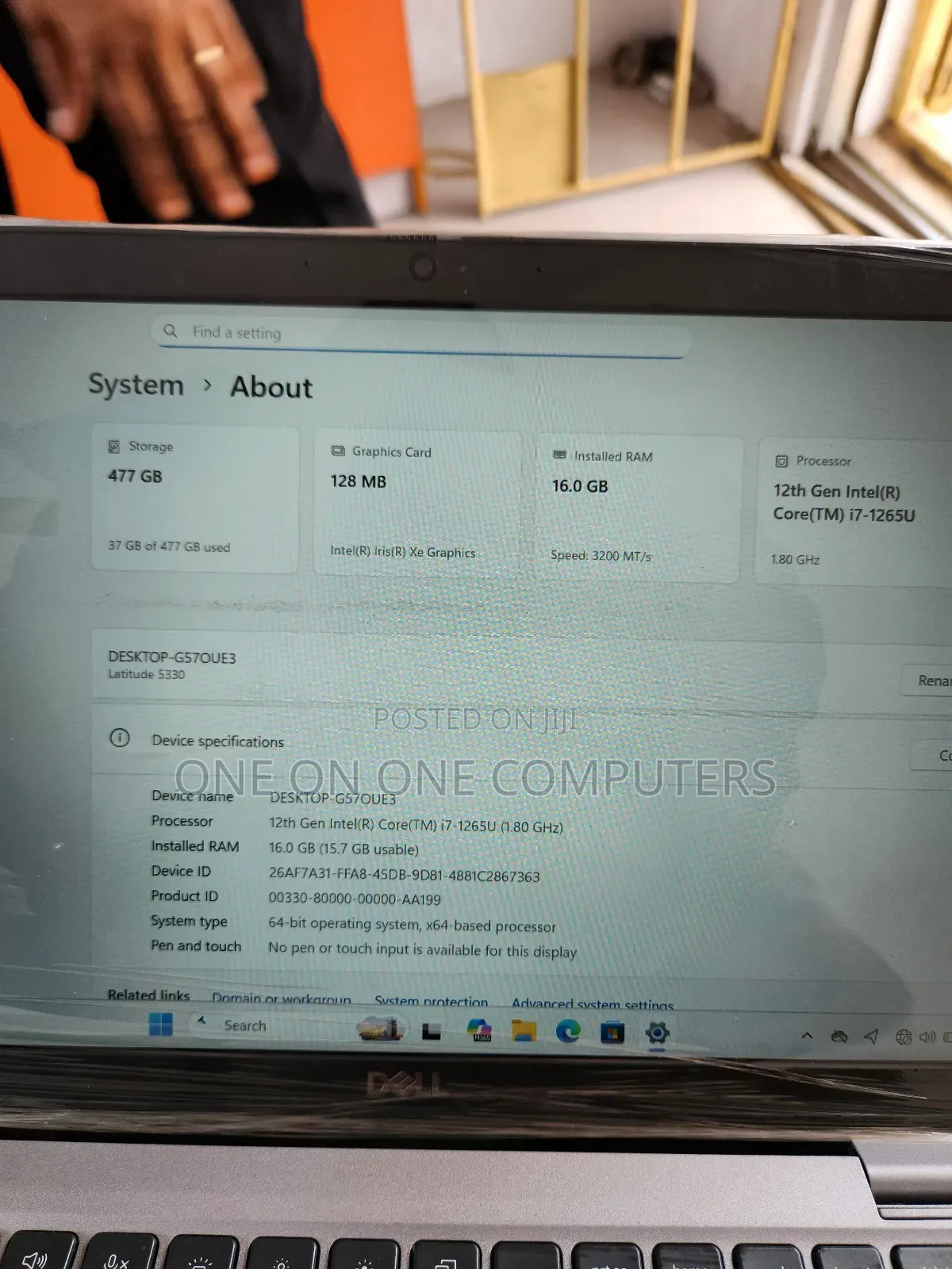 Laptop Dell Latitude 5330 16GB Intel Core i7 SSD 512GB