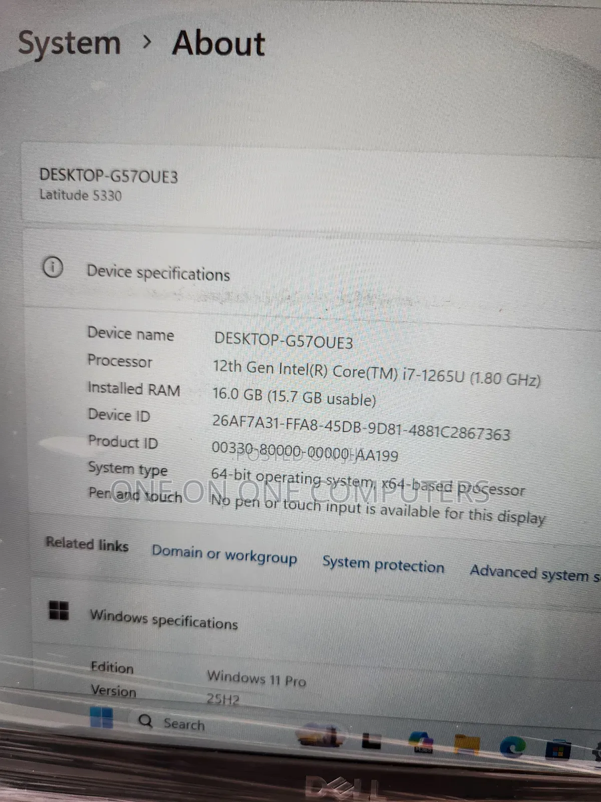Laptop Dell Latitude 5330 16GB Intel Core i7 SSD 512GB