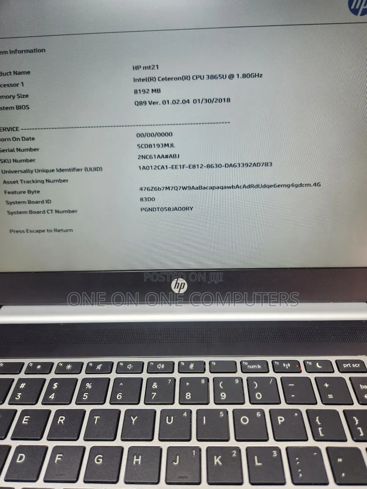 Laptop HP ProBook 430 G5 8GB Intel Celeron SSD 128GB