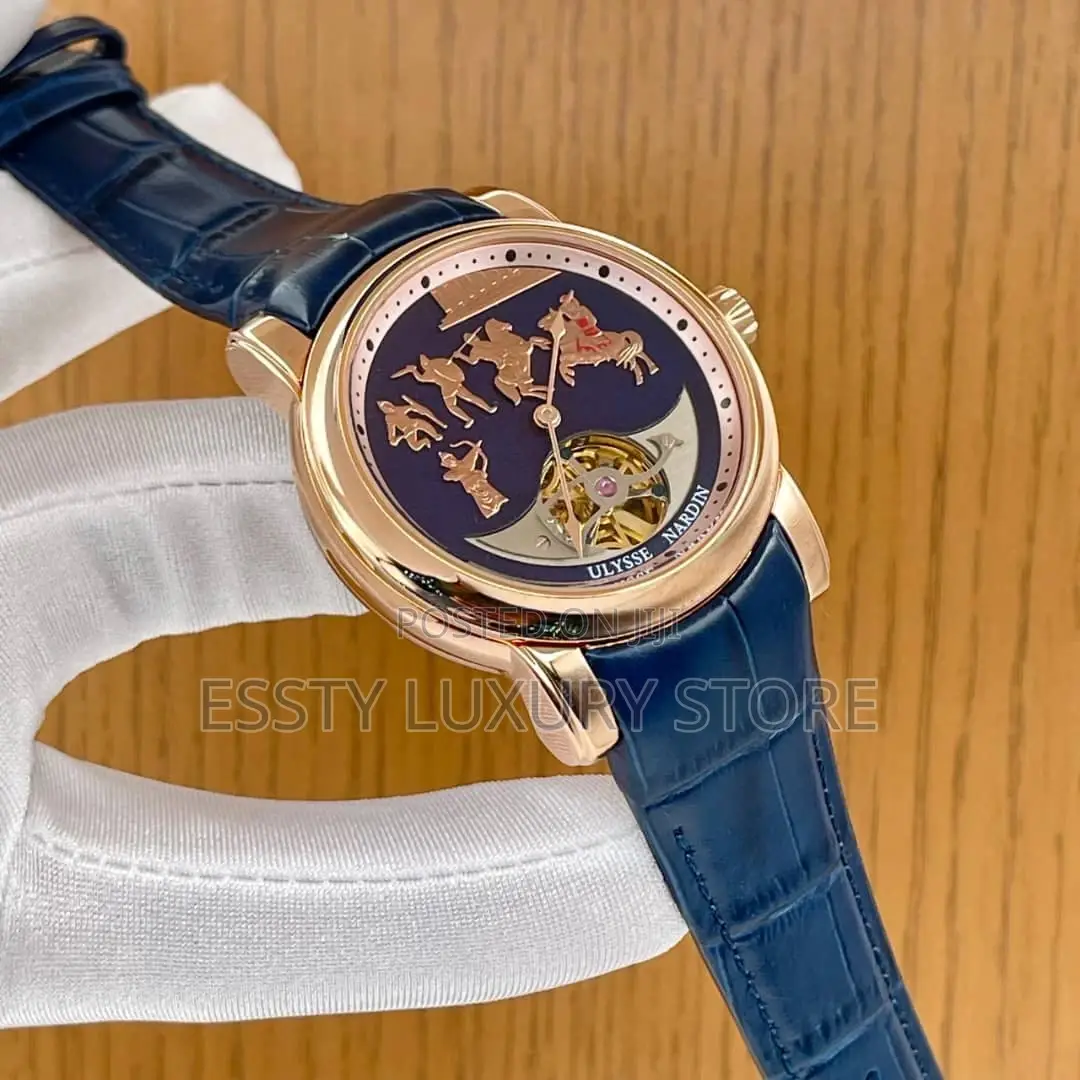High Quality Luxury Ulysse Nardin Leather Watches