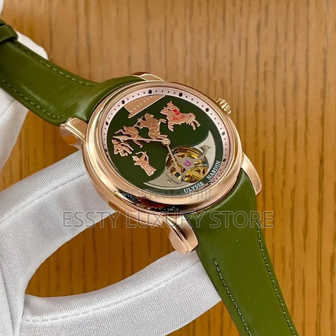 High Quality Luxury Ulysse Nardin Leather Watches