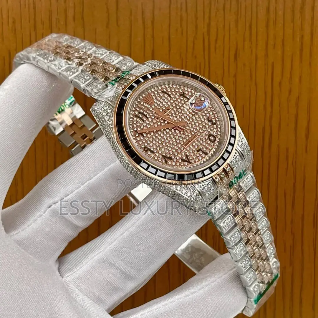 High Quality Automatic Rolex Full Iced Chain Watches