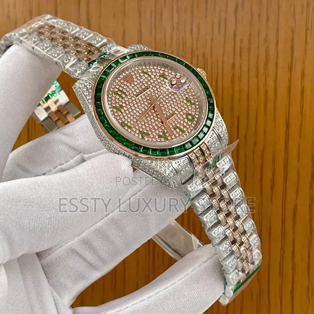 High Quality Automatic Rolex Full Iced Chain Watches