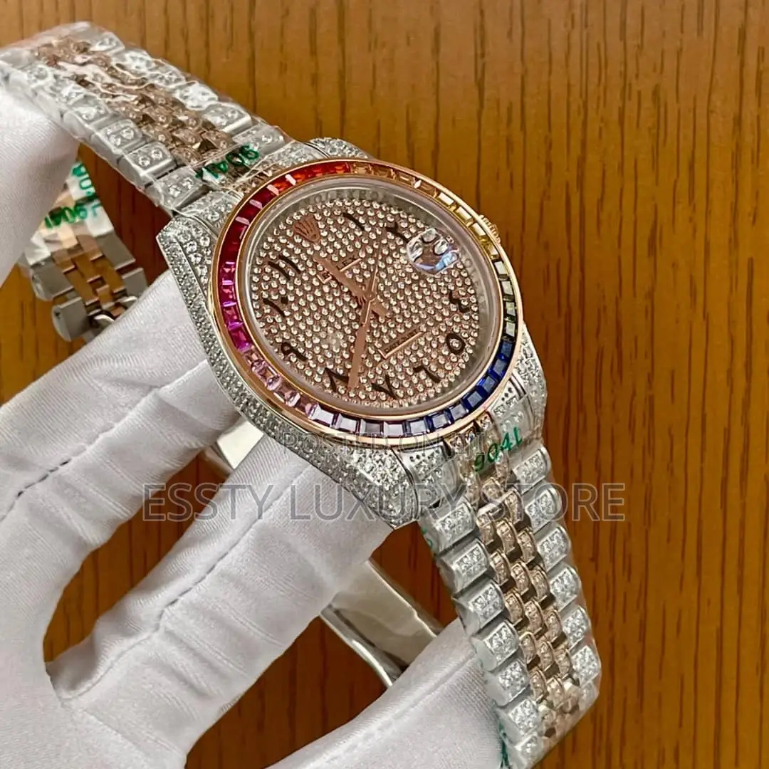 High Quality Automatic Rolex Full Iced Chain Watches