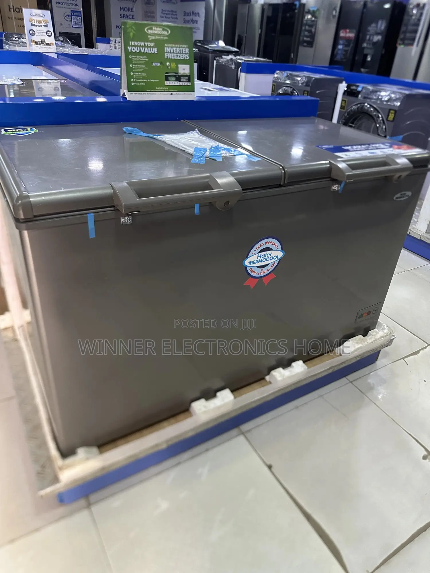 Thermocool Double Door Inverter Chest Freezer 429 Liters