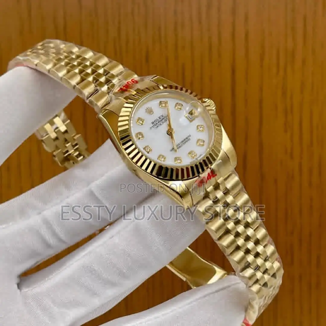 High Quality Luxury Automatic Engine Female Rolex Chain Watch