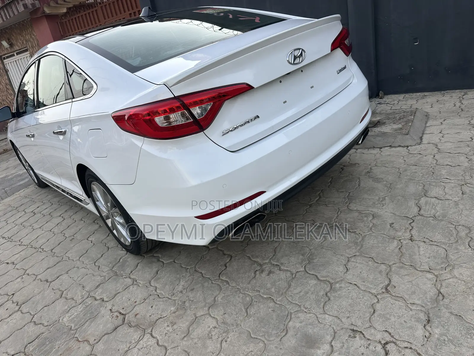 Hyundai Sonata Limited 4dr Sedan (2.4L 4cyl 6A) 2015 White
