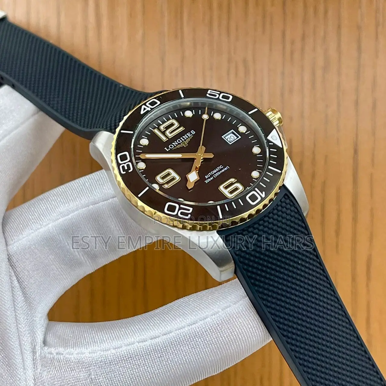 High Quality Luxury Automatic Longness Rubber Wristwatch