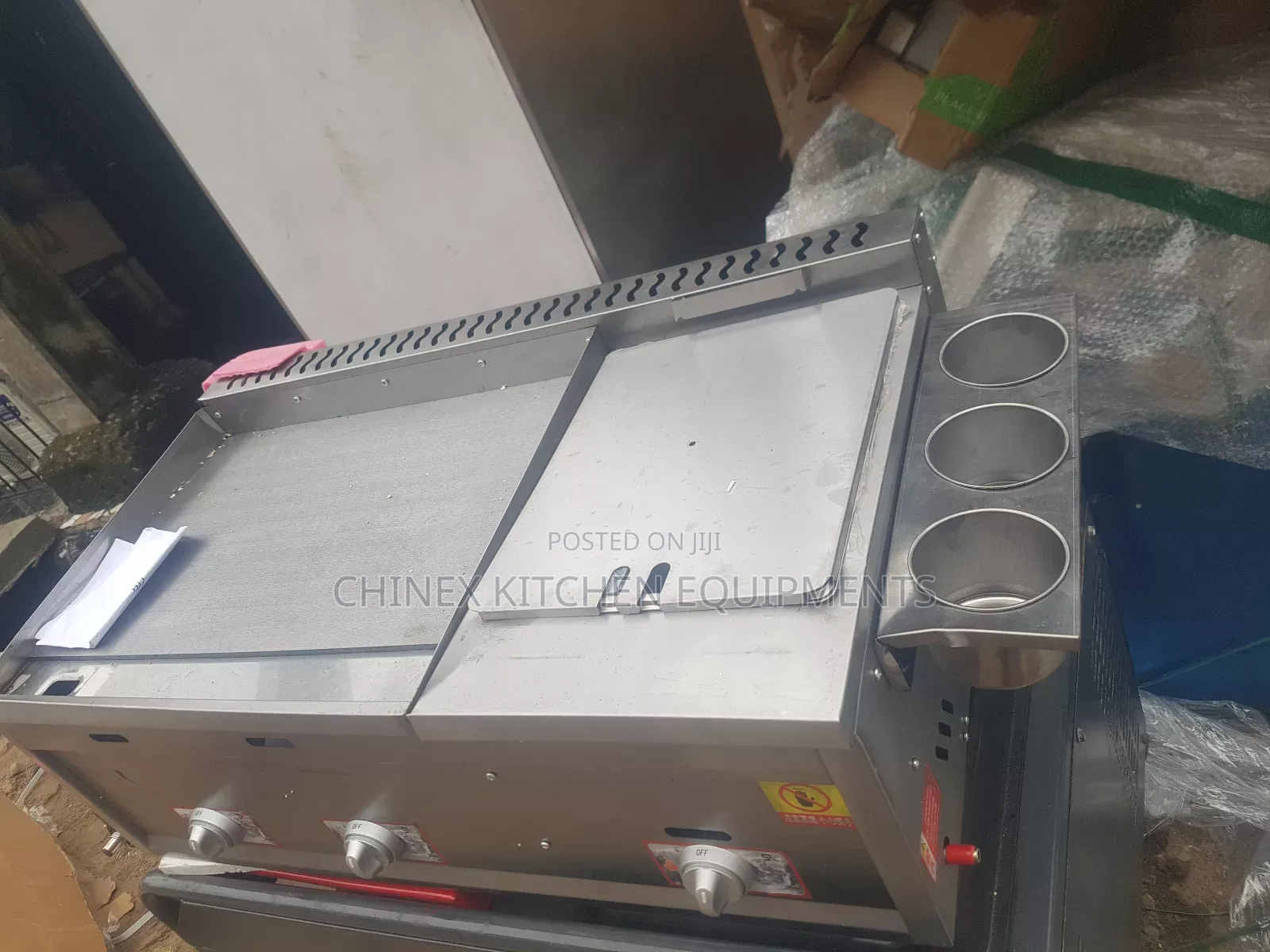 Gas Griddle and Fryer