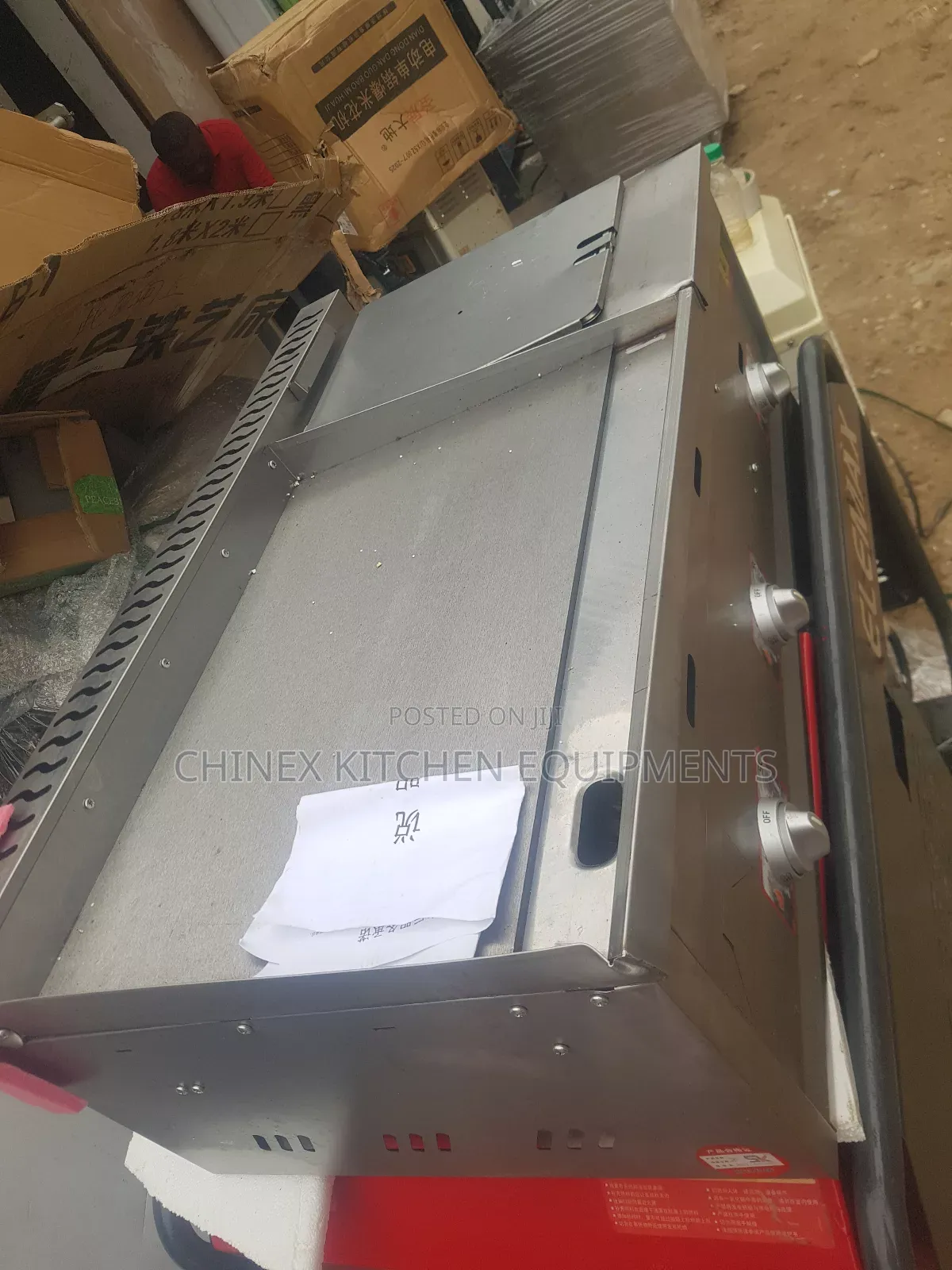 Gas Griddle and Fryer