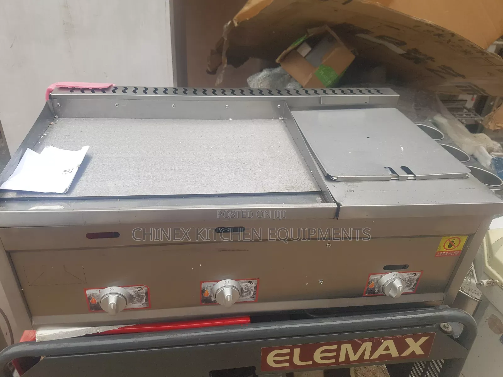 Gas Griddle and Fryer