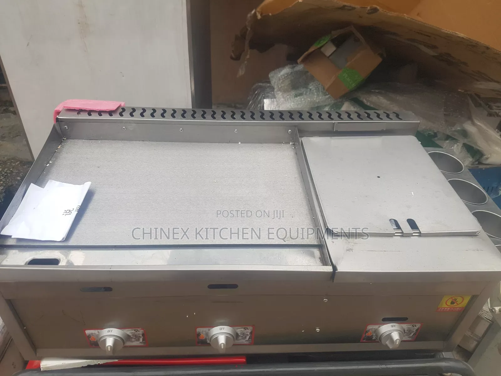 Gas Griddle and Fryer