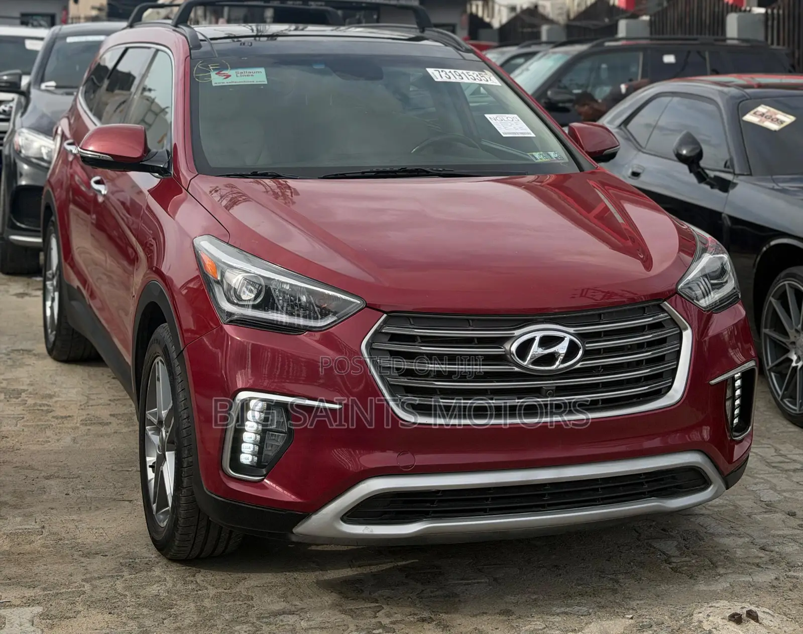 Hyundai Santa Fe Limited AWD 2017 Red