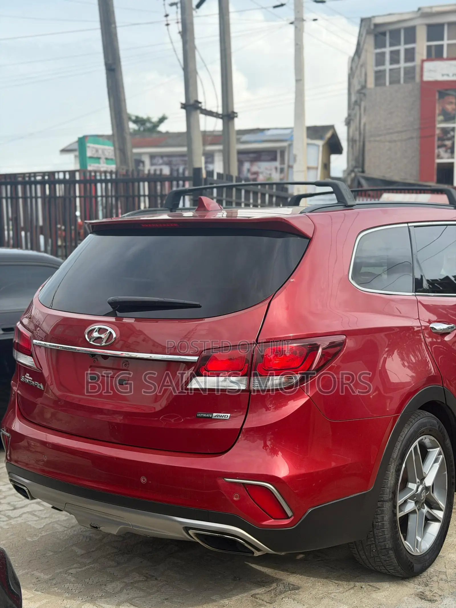 Hyundai Santa Fe Limited AWD 2017 Red