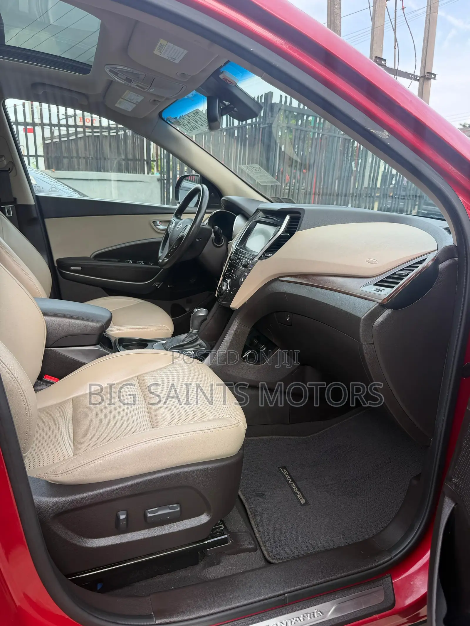 Hyundai Santa Fe Limited AWD 2017 Red