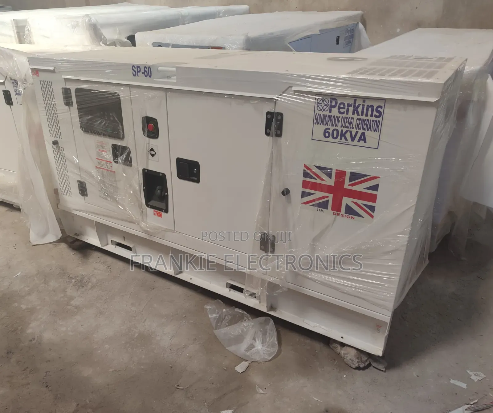 Perkins 60kva Soundproof Power Unit 100% Copper Coil