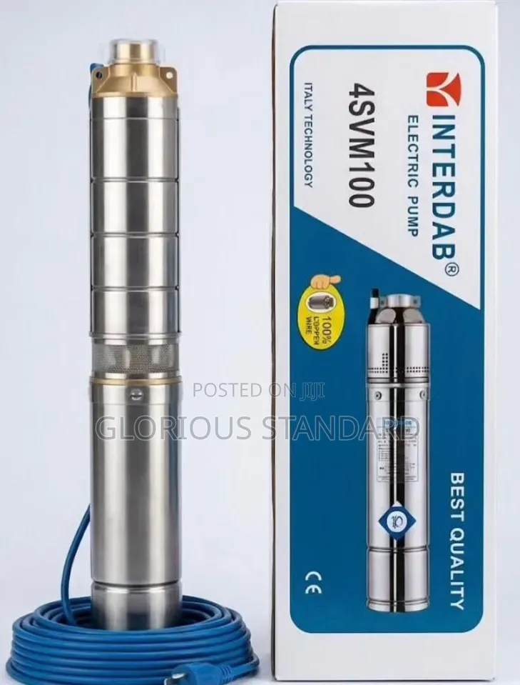 1hp Junior Lnterdab Submersible Pumping Machine, 100% Copper Coil