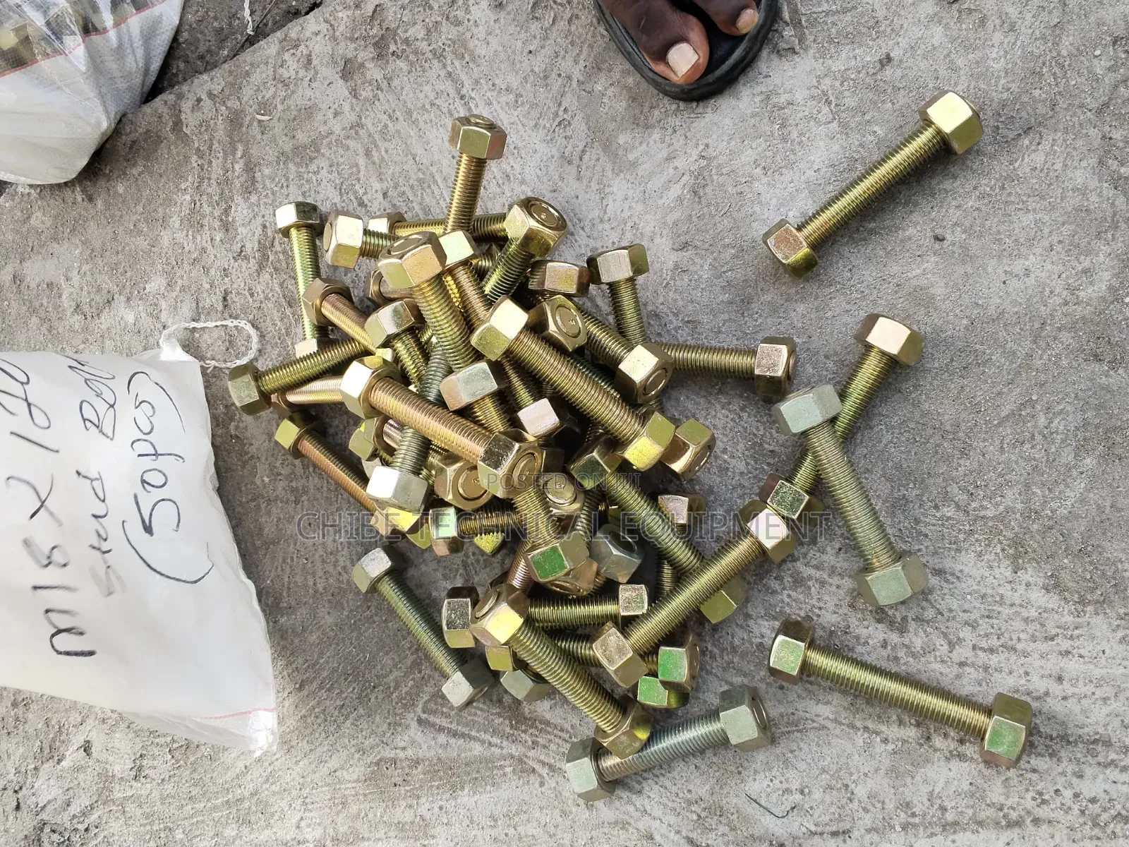 M18x120 Stud Bolt and Nut
