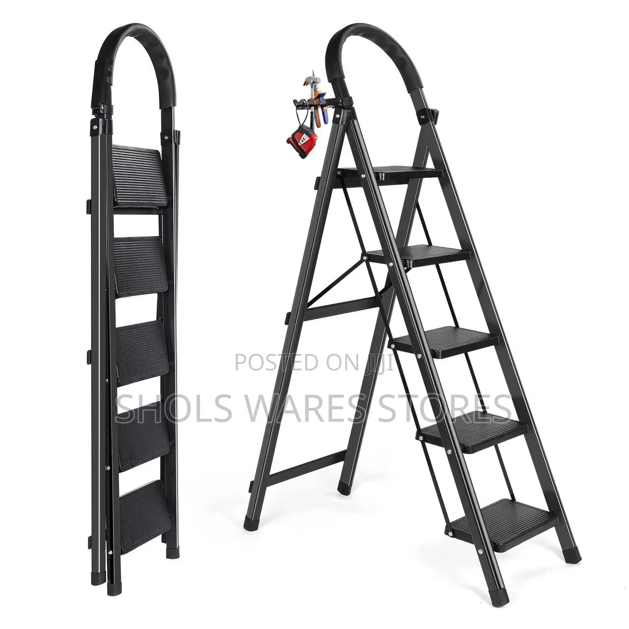 5 Step Ladder With Tool Tray