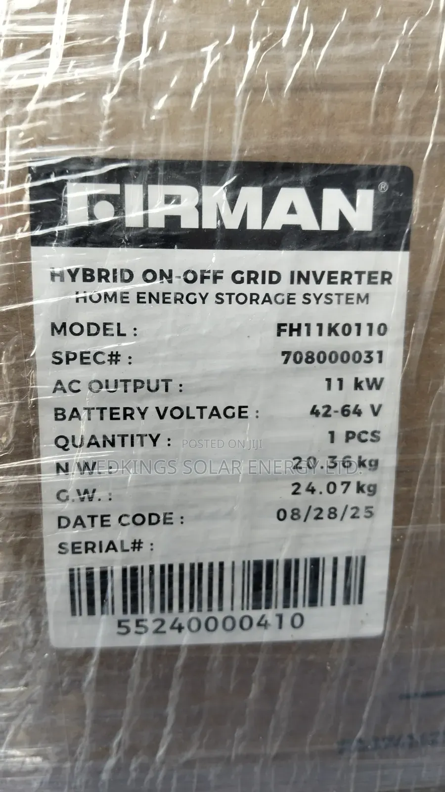 11kva 48v Firman Hybrid Inverter