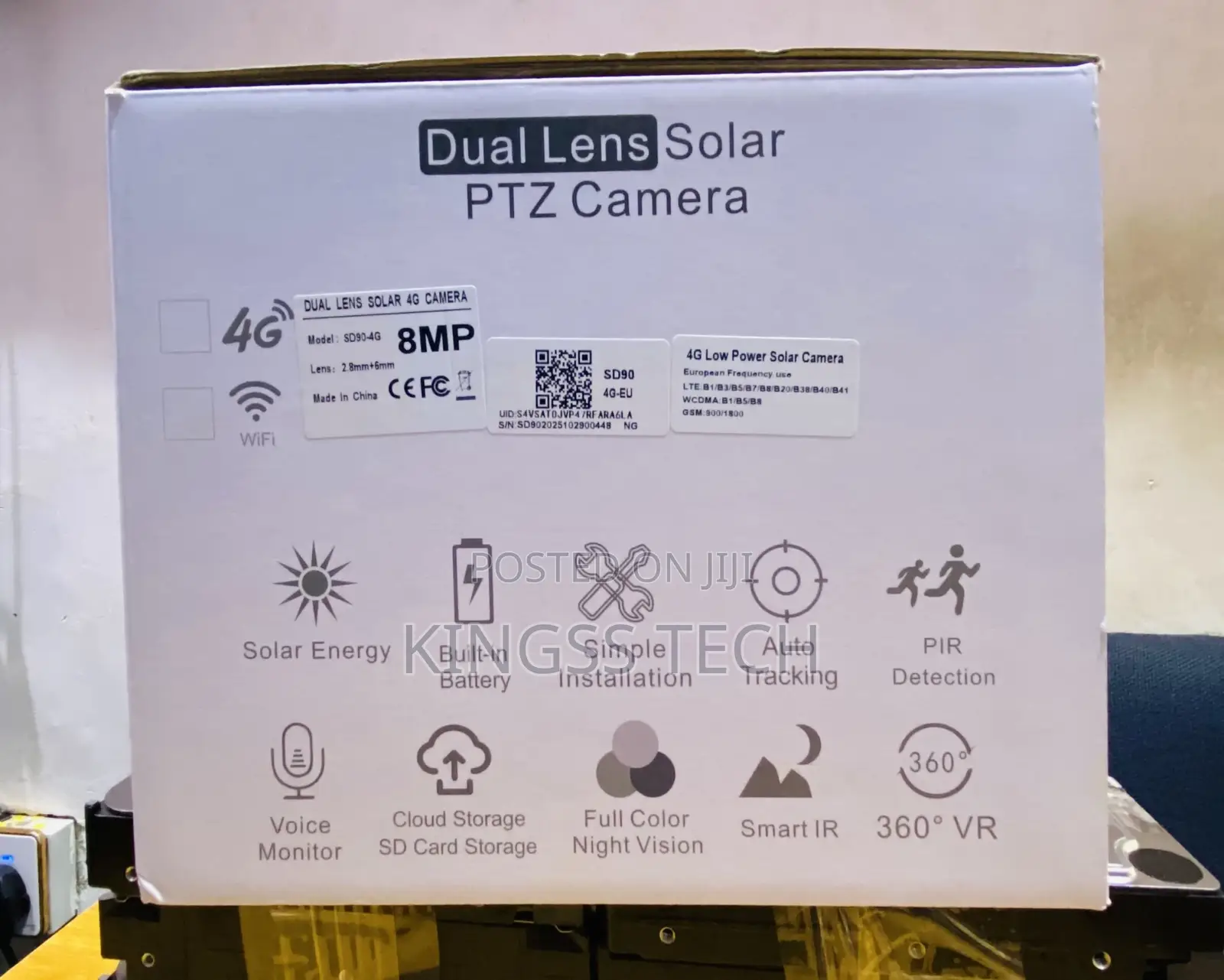 Sd-90 Dual Lens Solar Camera